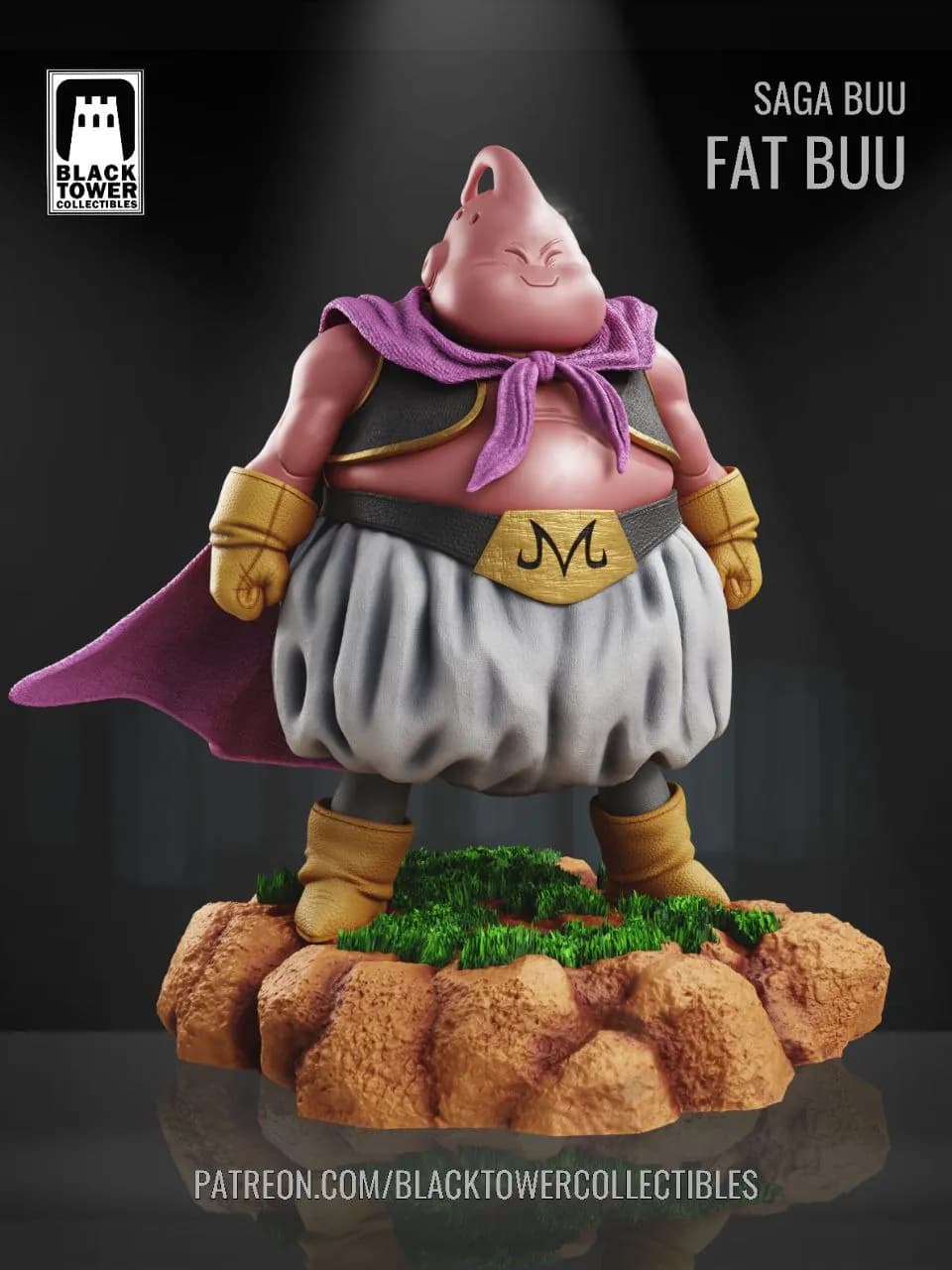 STL - Figura Majin Buu Gordo 3