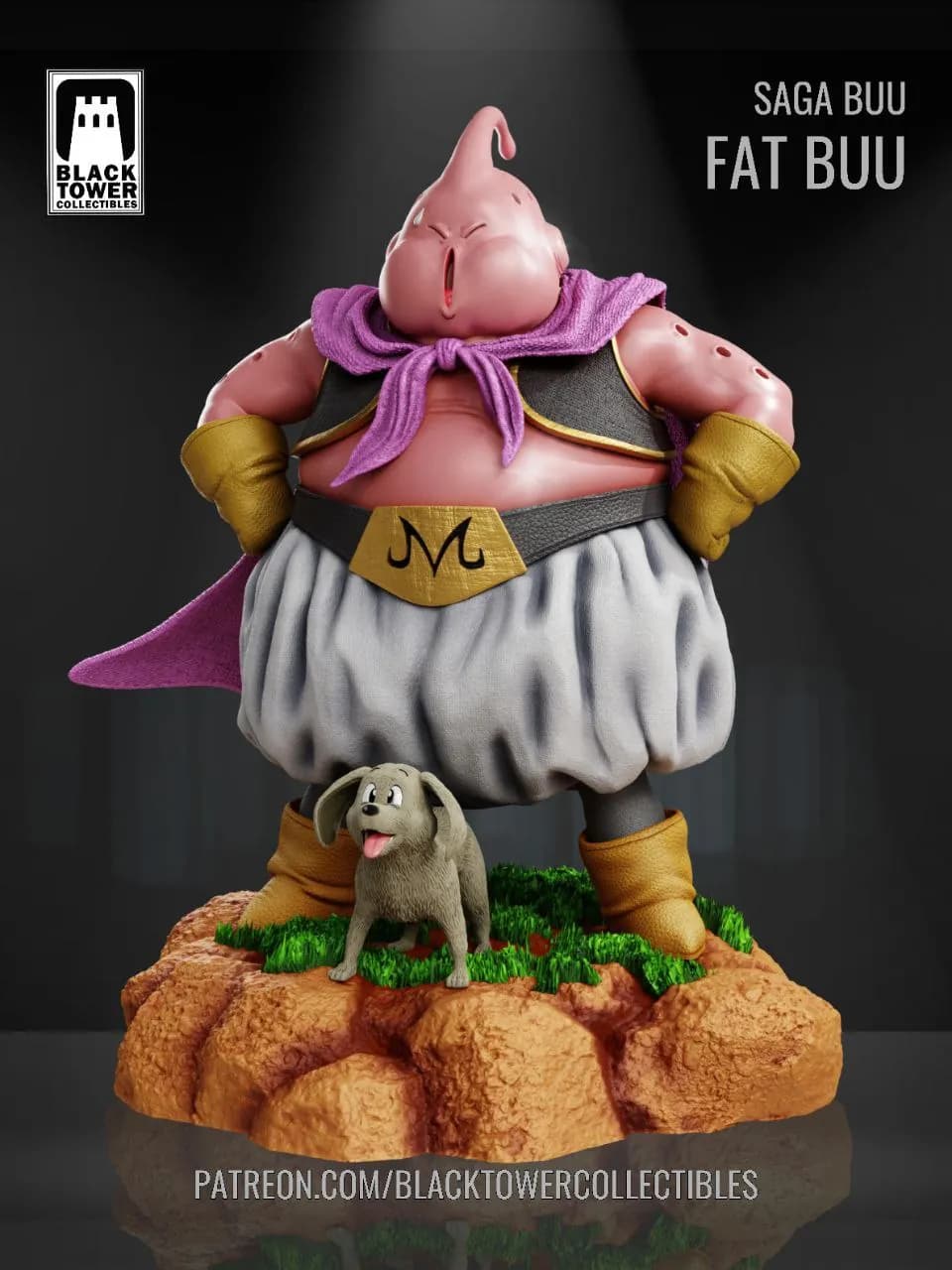 STL - Figura Majin Buu Gordo 3 render 3