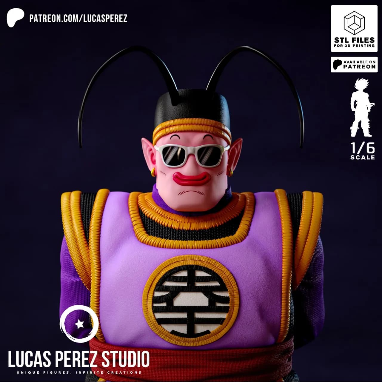 STL - Figura Majin Buu Son Goku