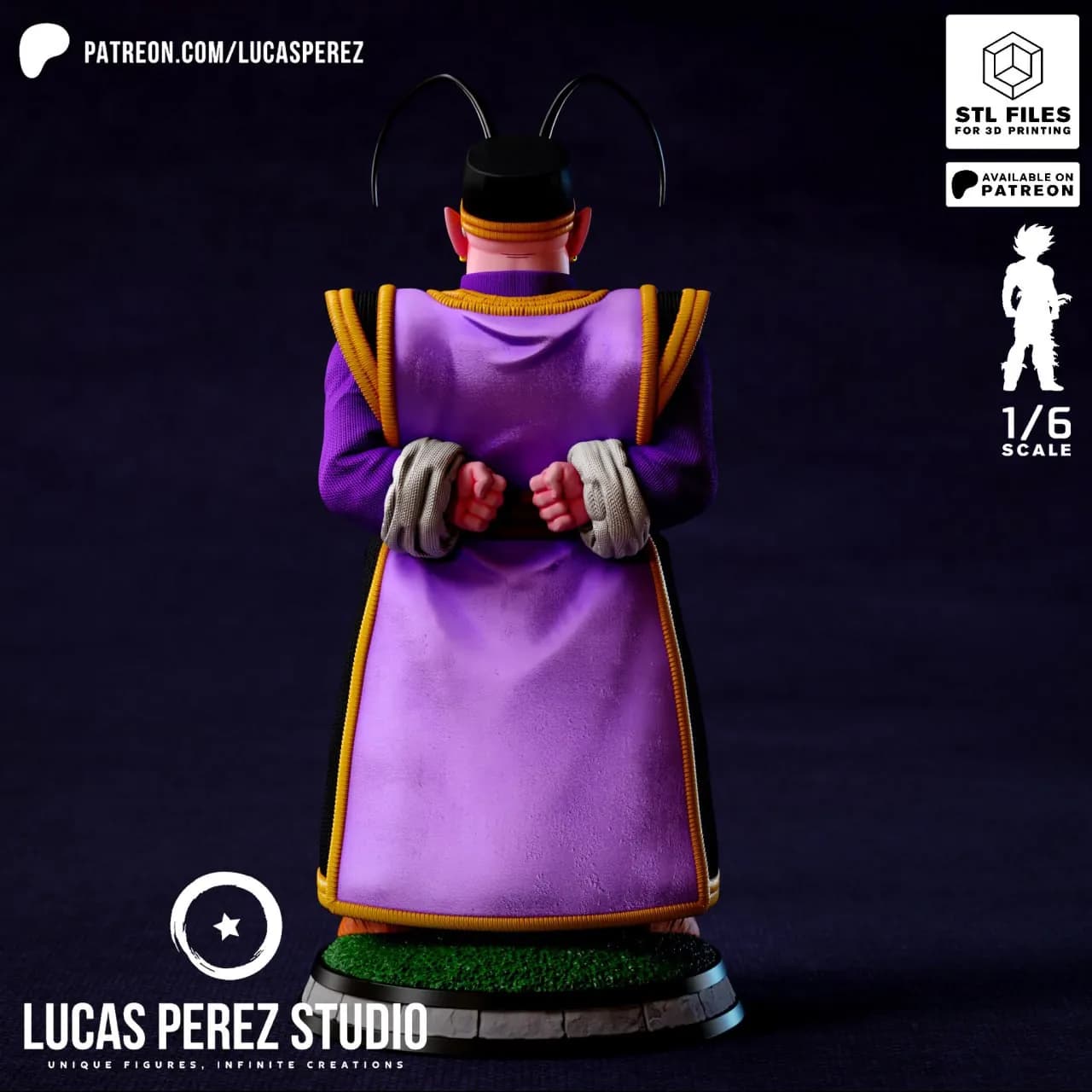STL - Figura Majin Buu Son Goku render 3