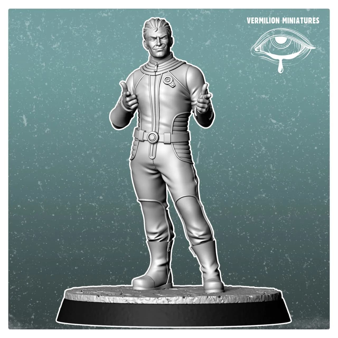 STL - Figura masculina estilo cómic
