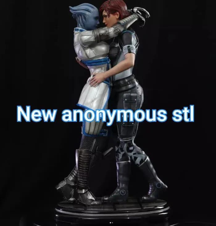 STL - Figura Mass Effect Abrazo Eterno