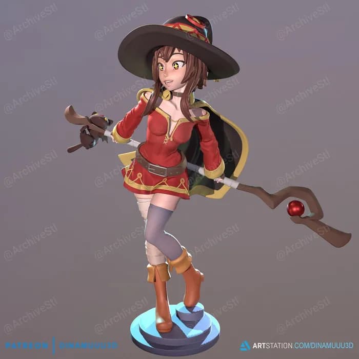 STL - Megumin Figure from Konosuba