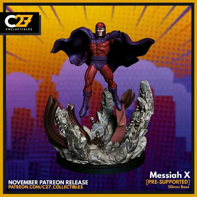 STL - figura Messiah X Magneto