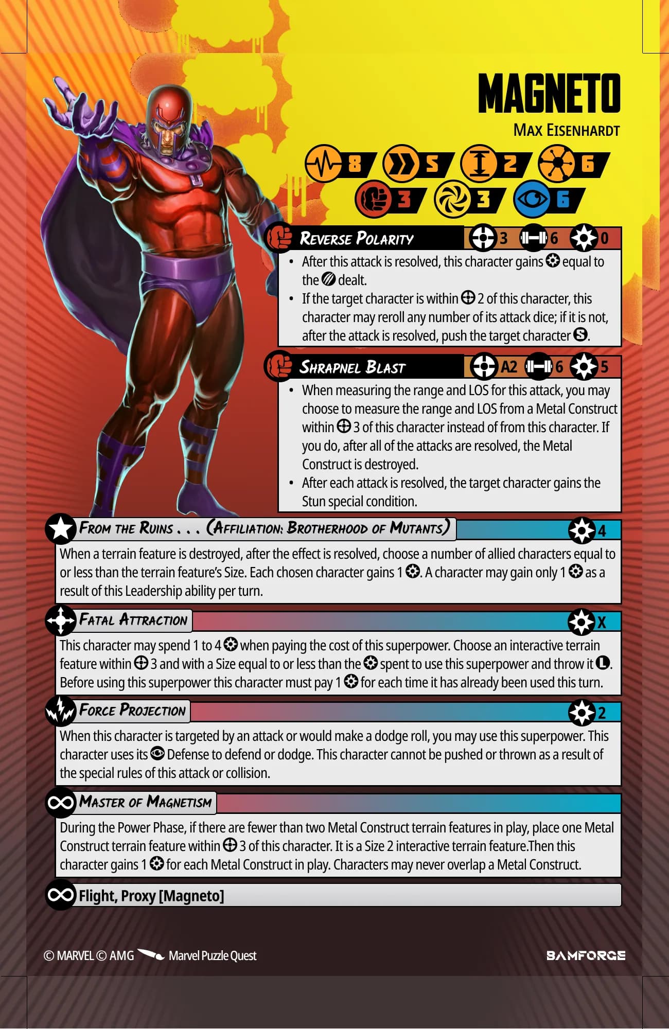STL - figura Messiah X Magneto render 5