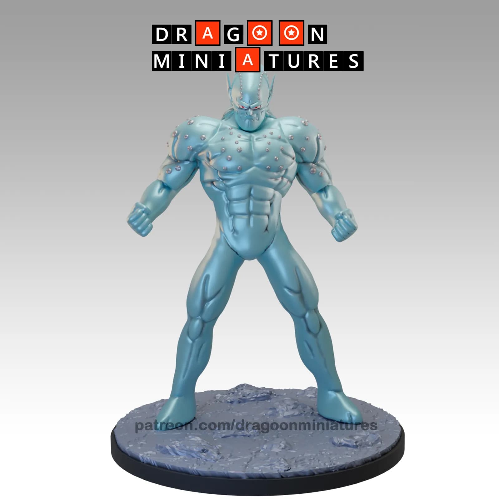 STL - Figura Metal Rilldo Dragon Ball render 2