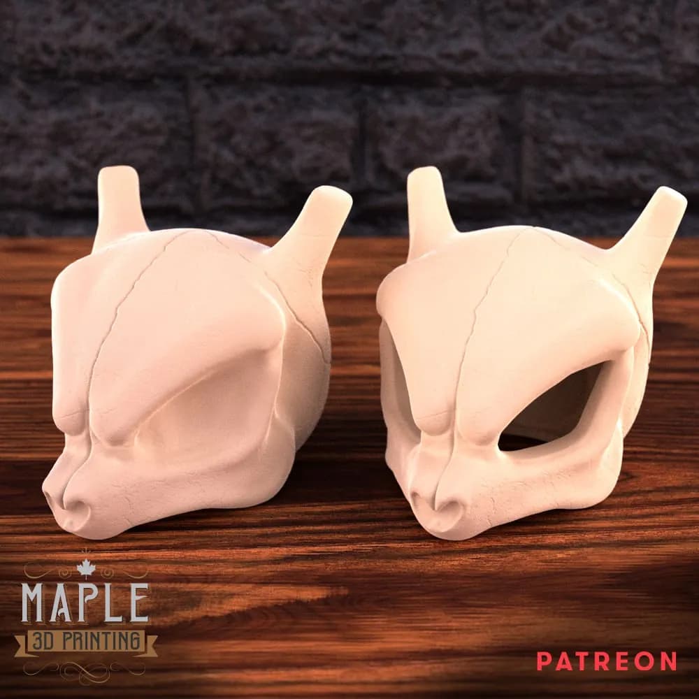 STL - Figura Mewtwo Calavera