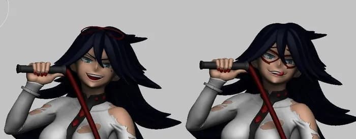 STL - Figura Midnight My Hero Academia render 3