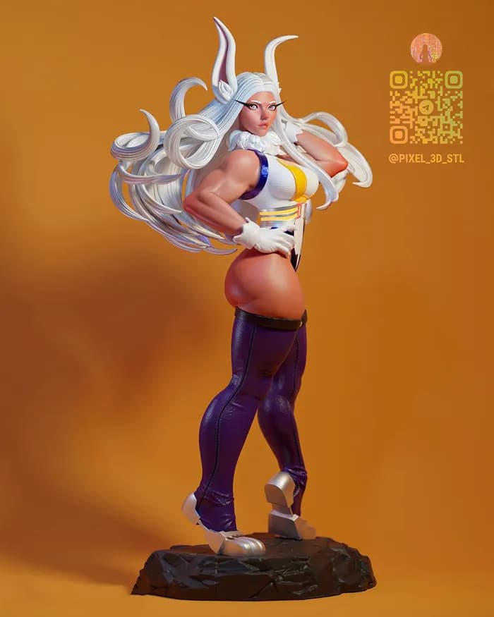 STL - Figura Mirko Rumi Usagiyama render 2