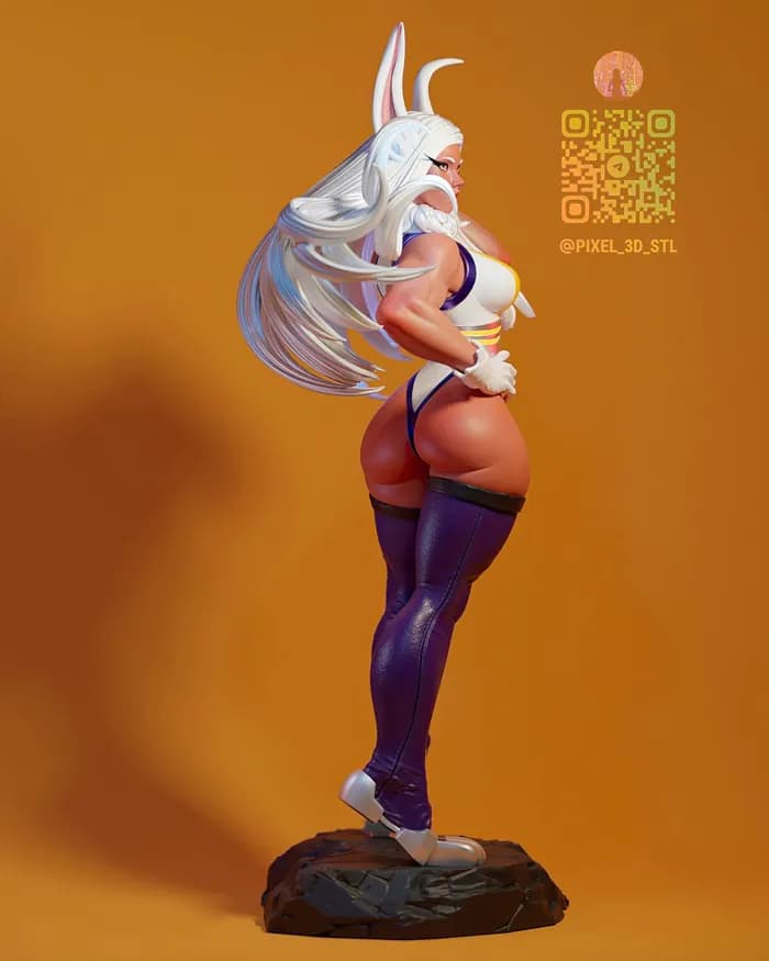 STL - Figura Mirko Rumi Usagiyama render 3