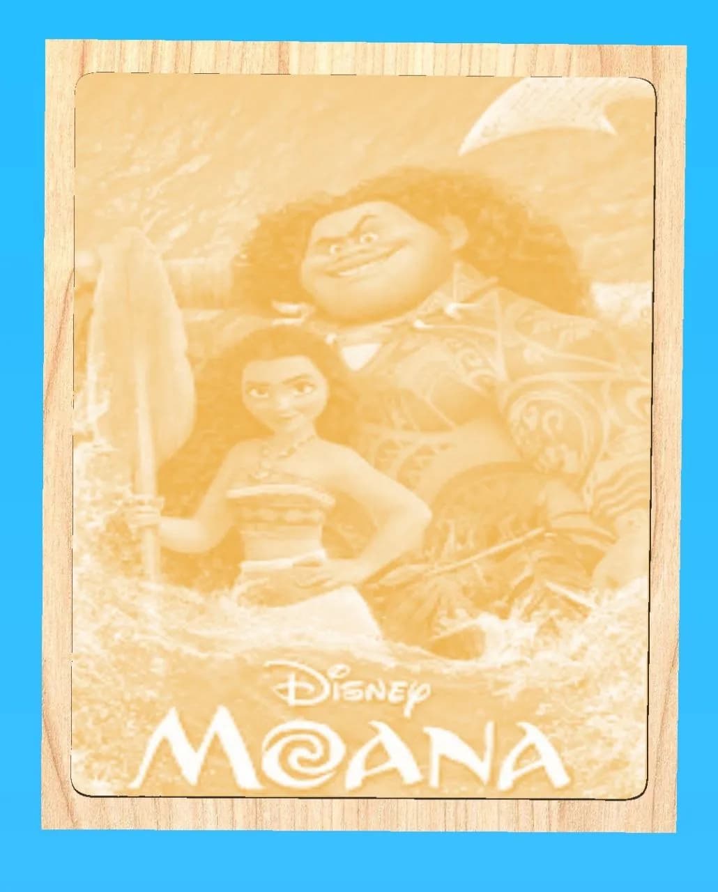 STL - Figura Moana y Maui 2