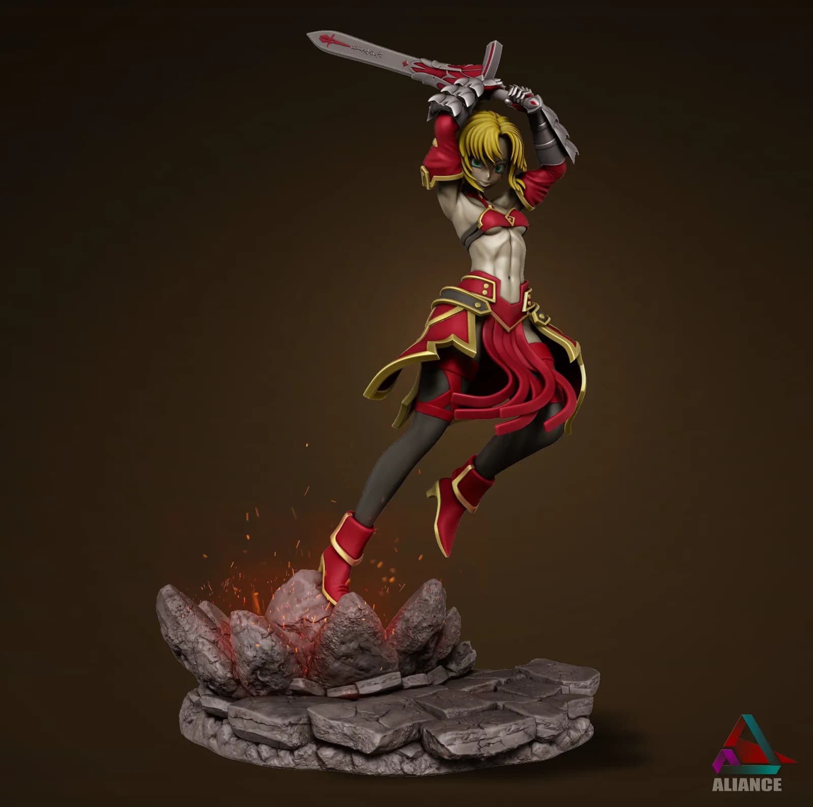 STL - figura Mordred Fate Apocrypha