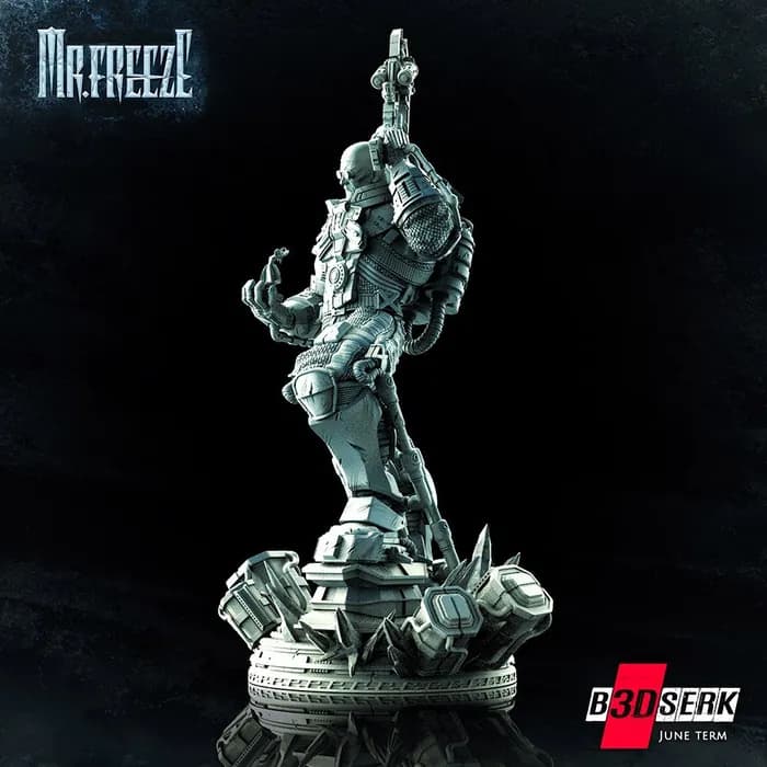 STL - Figura Mr Freeze render 5
