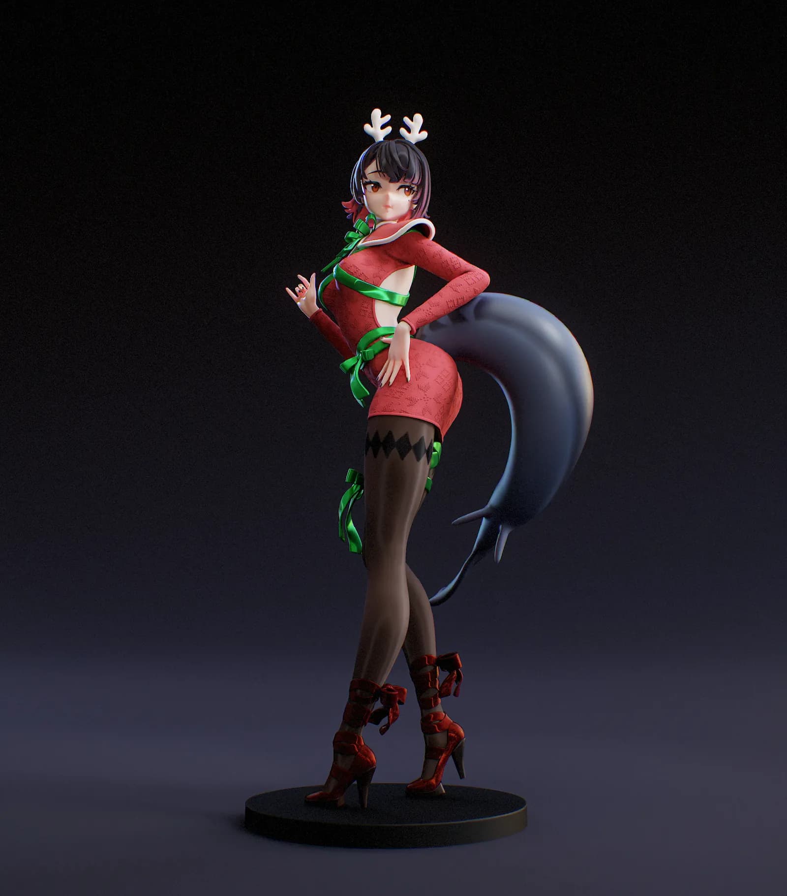 STL - Figura Navideña de Demonia