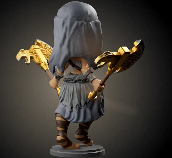 STL - Figura Nepheli Loux Elden Ring render 3