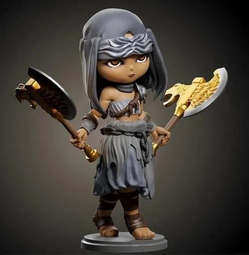 STL - Figura Nepheli Loux Elden Ring render 4