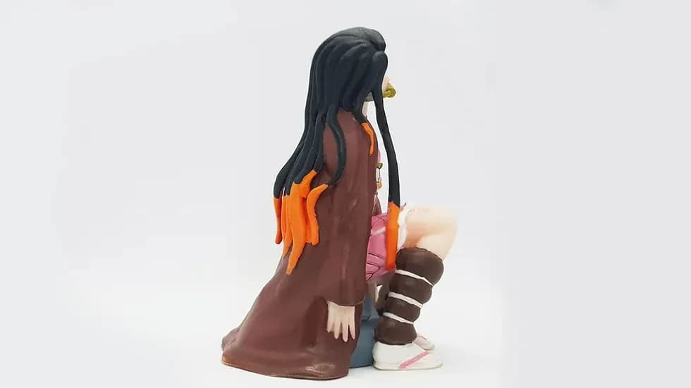 STL - Figura Nezuko Kamado 2 render 4