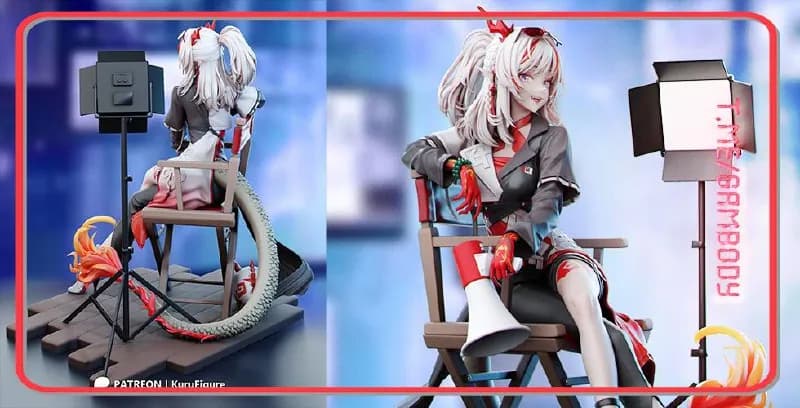 STL - Figura Nian Arknights Kuru