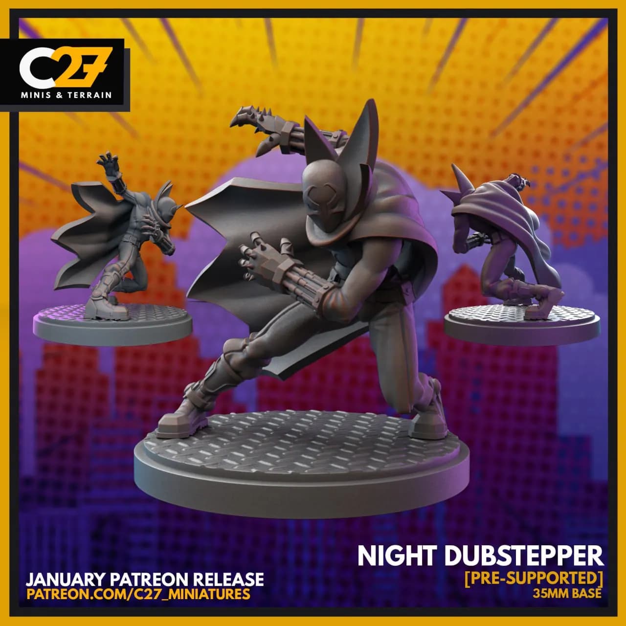STL - figura Night Dubstepper