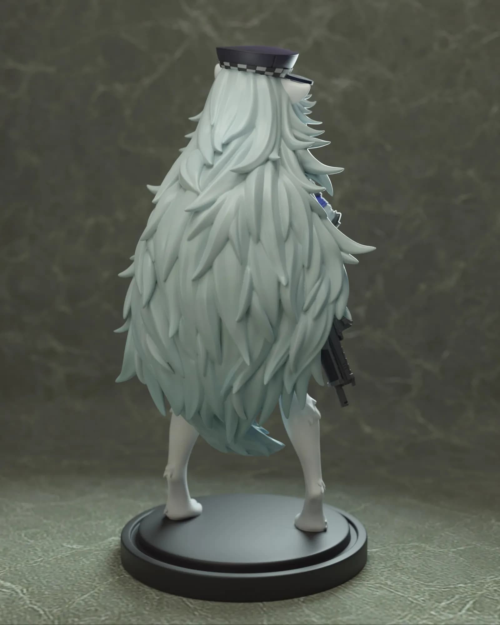 STL - Figura NIKKE Poli render 2