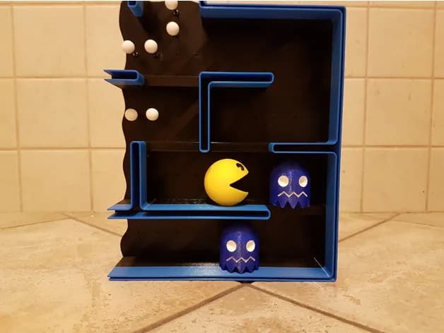 STL - Figura Pac Man y Fantasmas render 5