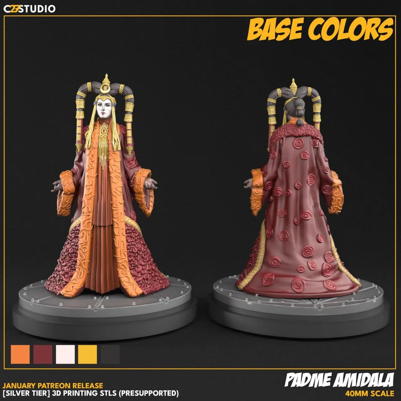 STL - Figura Padme Amidala
