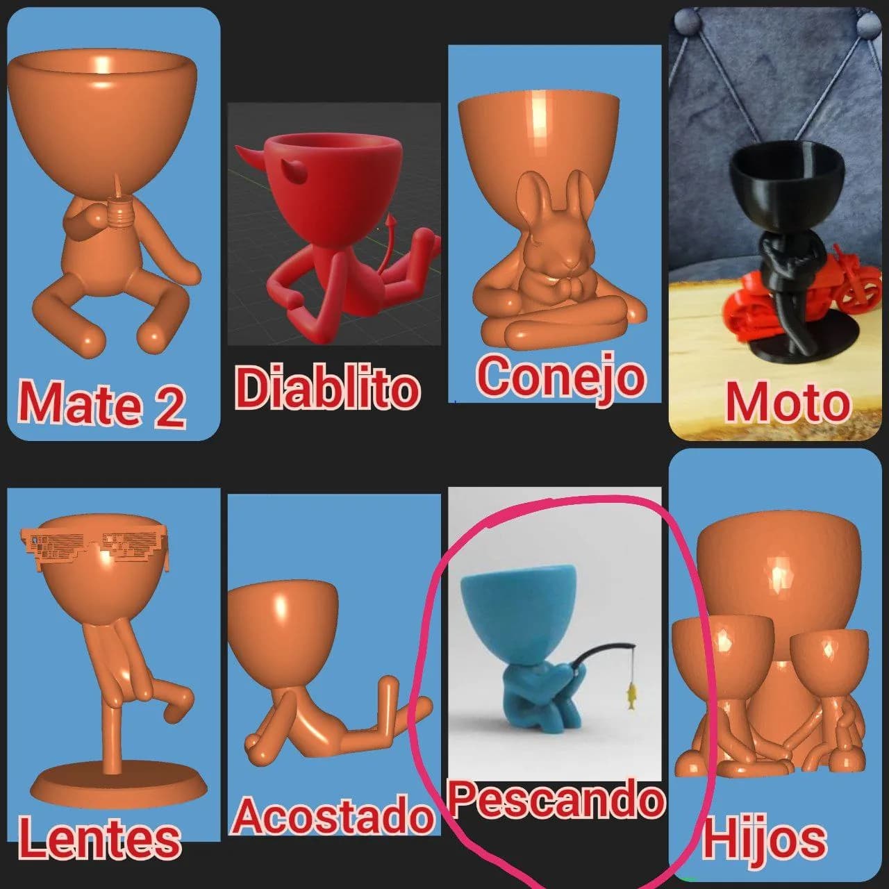 STL - Figura Pescando