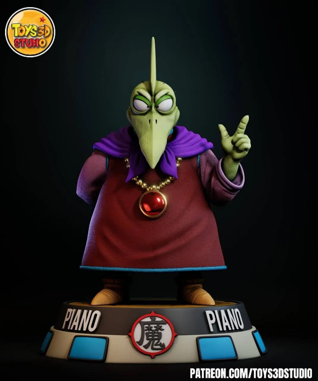 STL - Figura Piano de "Dragon Ball Z"
