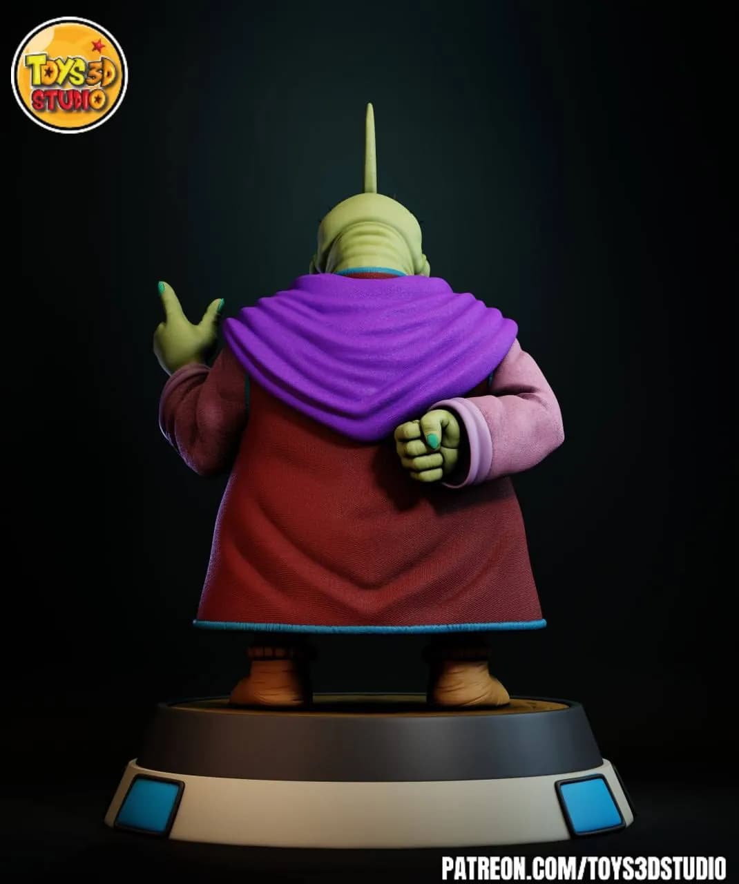 STL - Figura Piano de "Dragon Ball Z" render 3