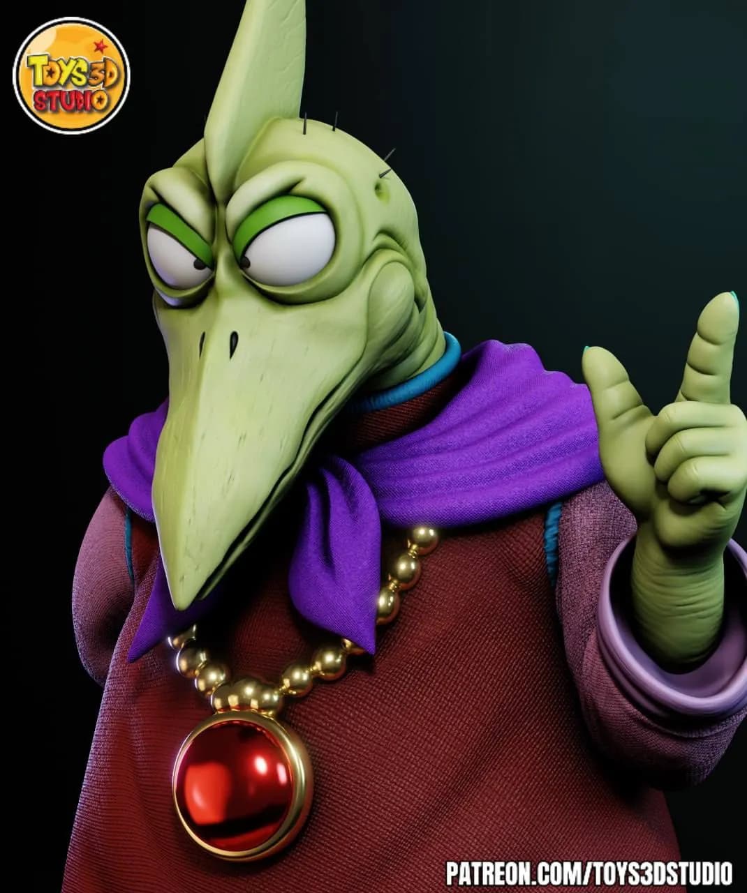 STL - Figura Piano de "Dragon Ball Z" render 4