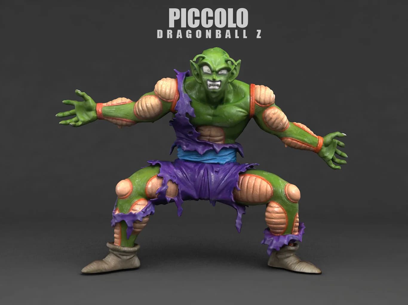 STL - Figura Piccolo de Dragon Ball Z render 2