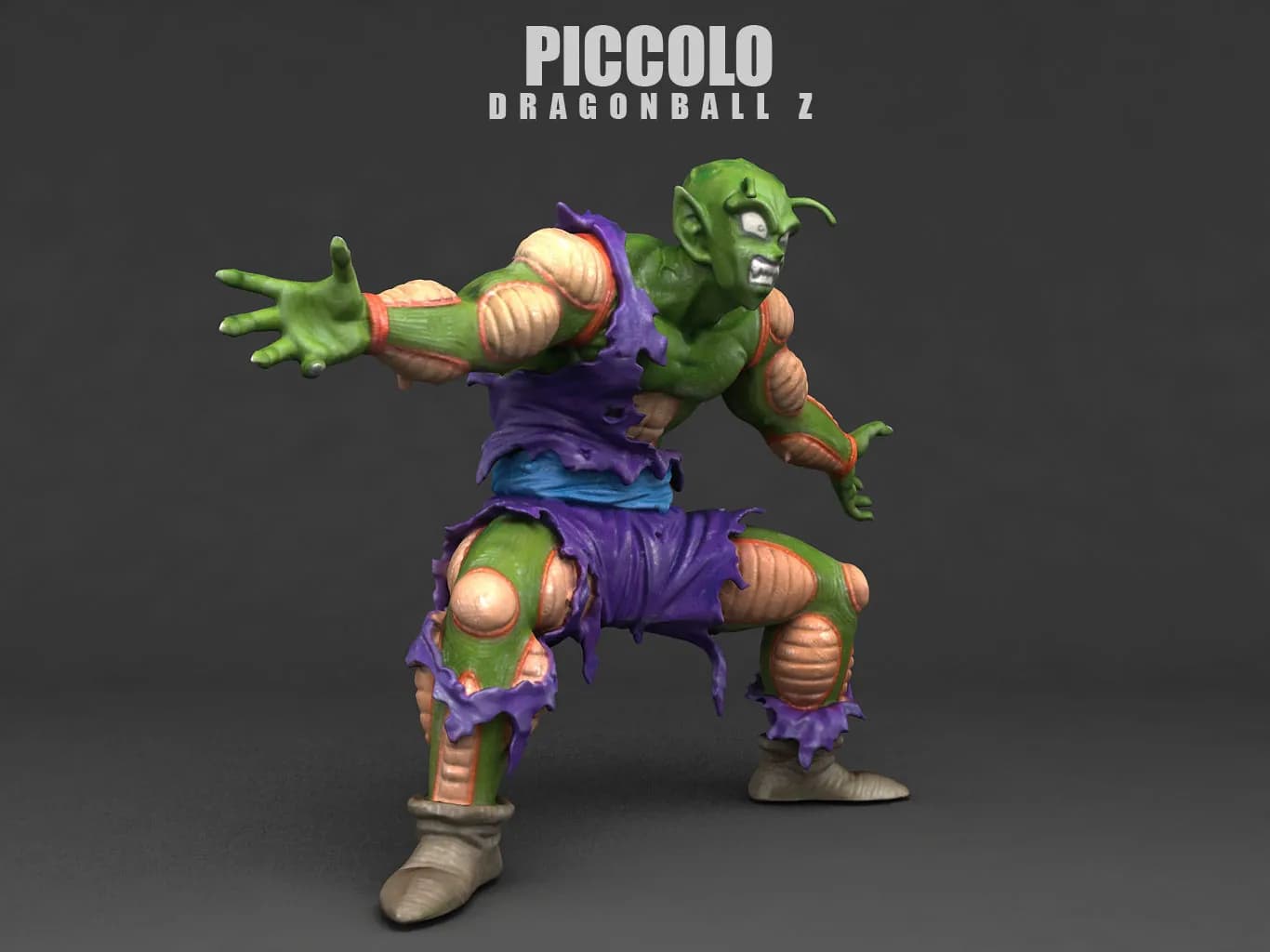 STL - Figura Piccolo de Dragon Ball Z render 4
