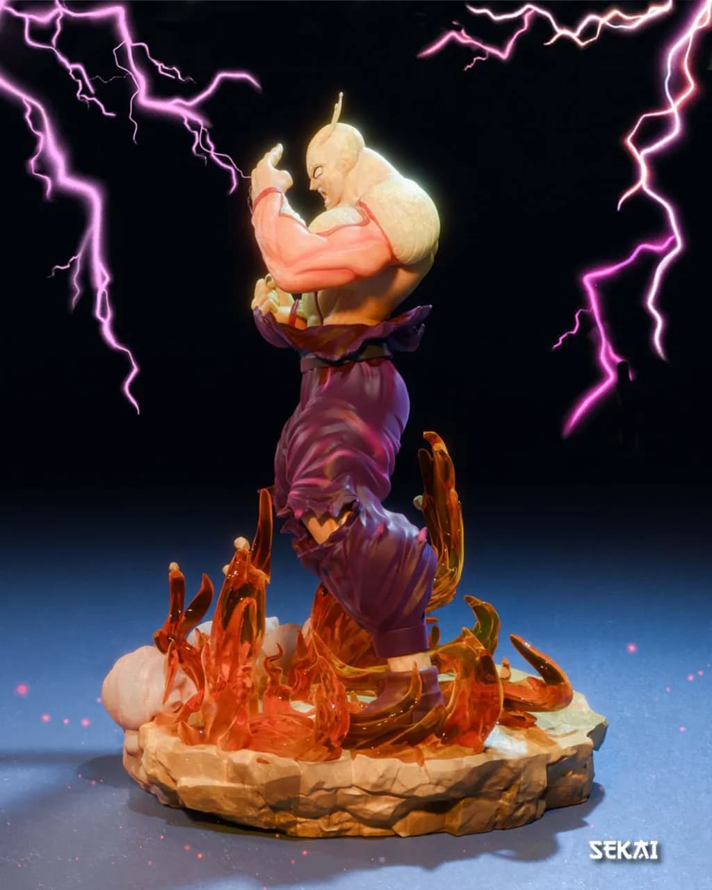 STL - Figura Piccolo Orange Saiyan render 2