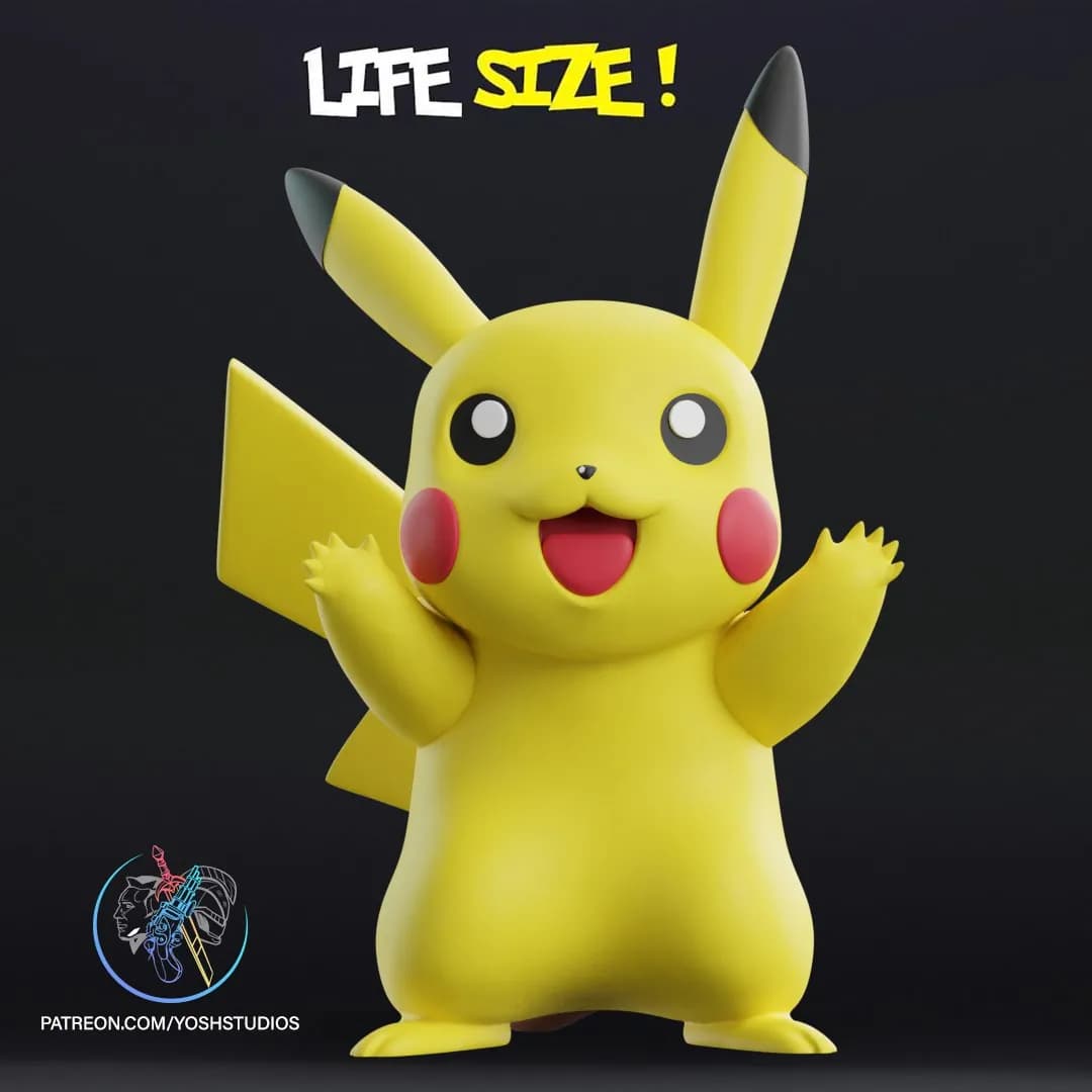 STL - Figura Pikachu