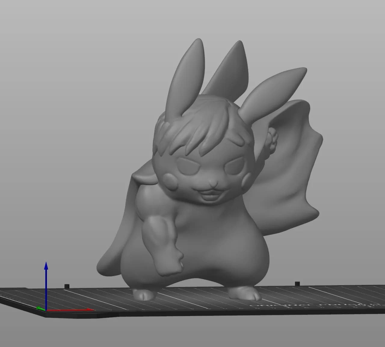 STL - Figura Pikachu Hulk