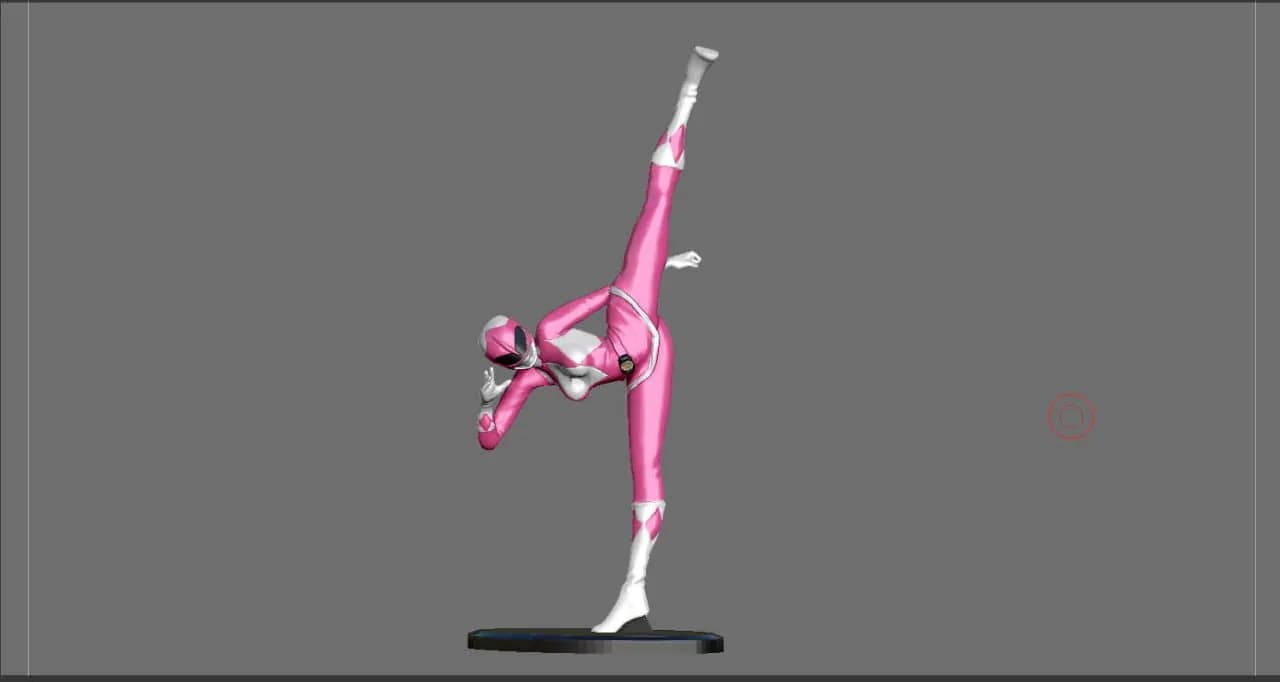 STL - figura pink ranger