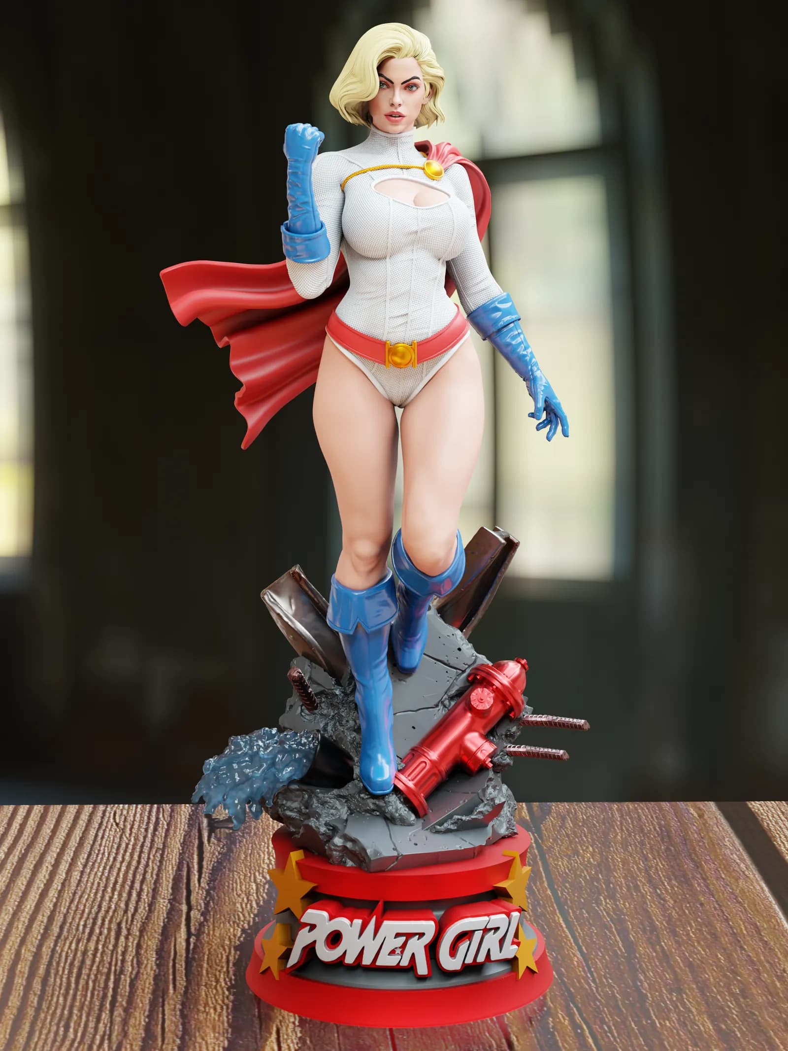 STL - Figura Power Girl DC Comics