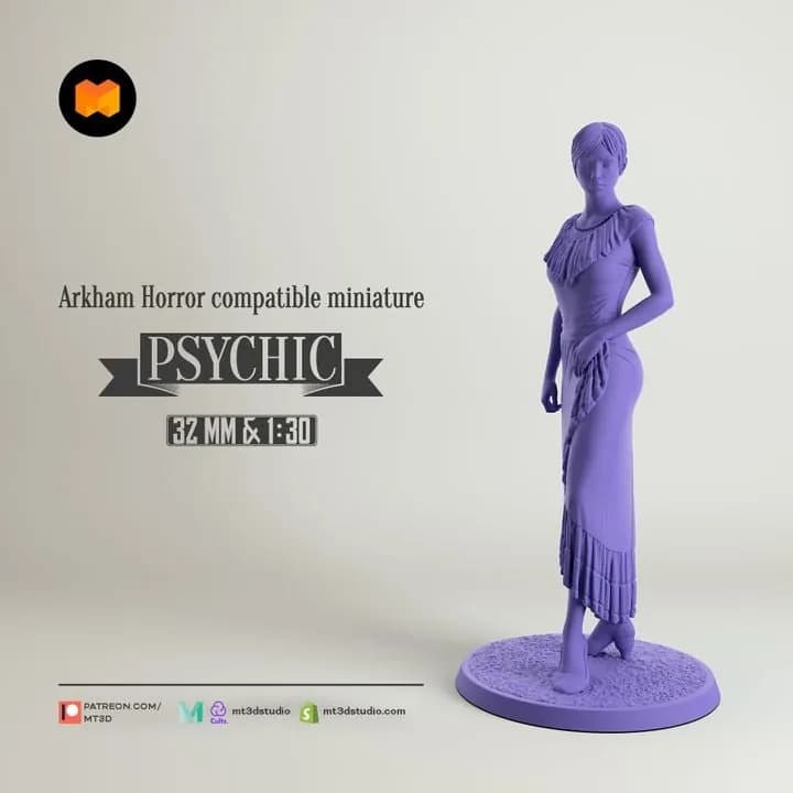 STL - Figura Psíquica de Arkham Horror