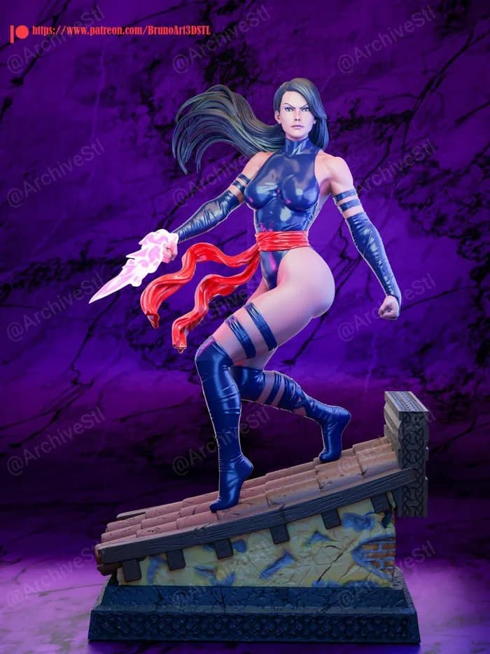 STL - Figura Psylocke X Men