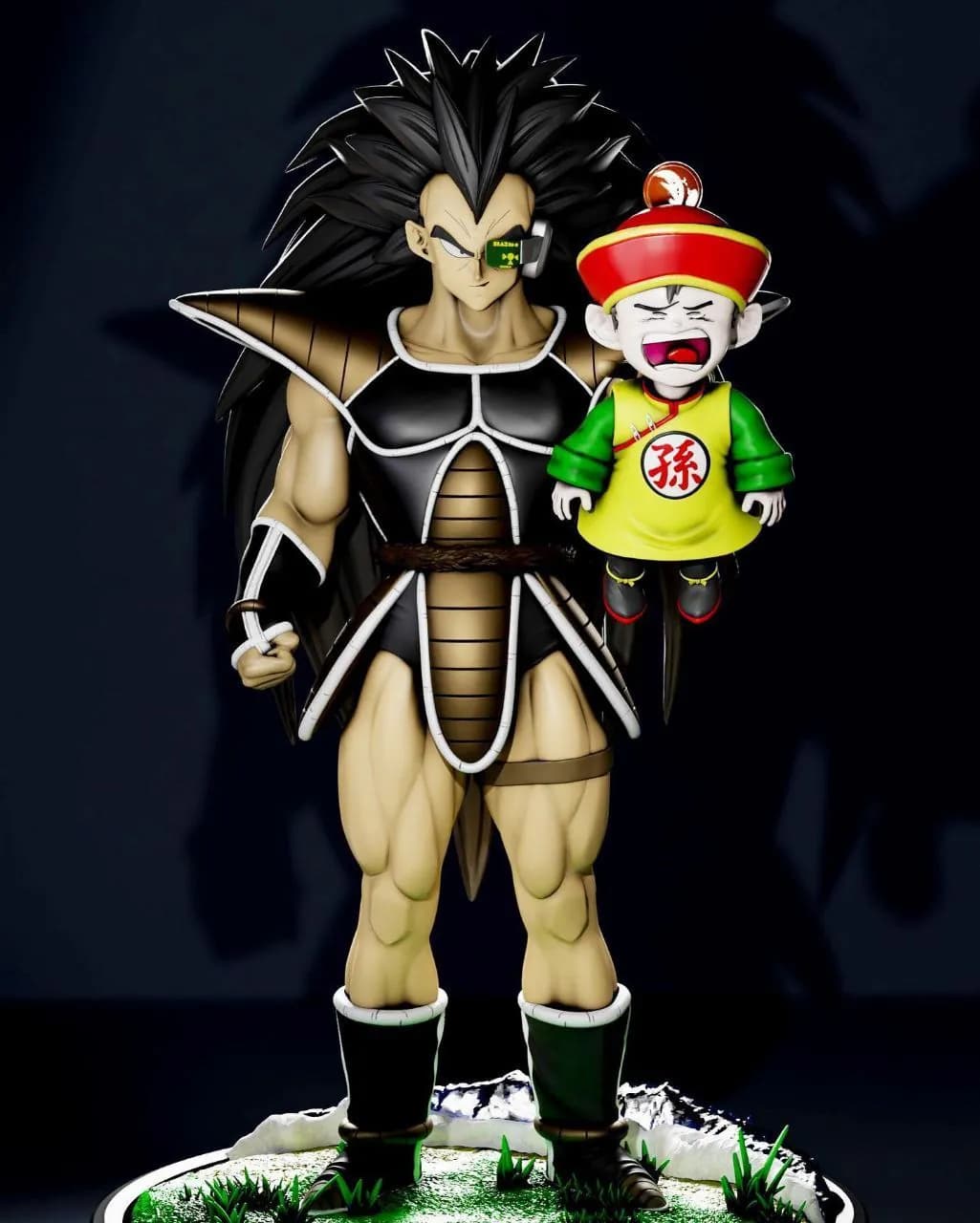 STL - Figura Raditz y Gohan