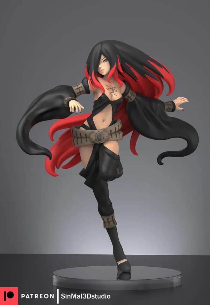 STL - Figura Raven Gravity Rush