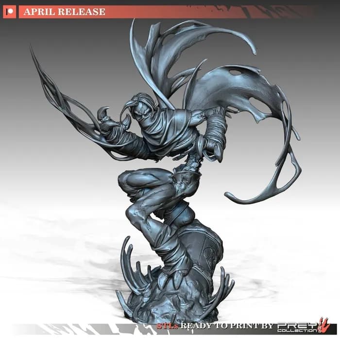 STL - Figura Raziel Guerrero Oscuro
