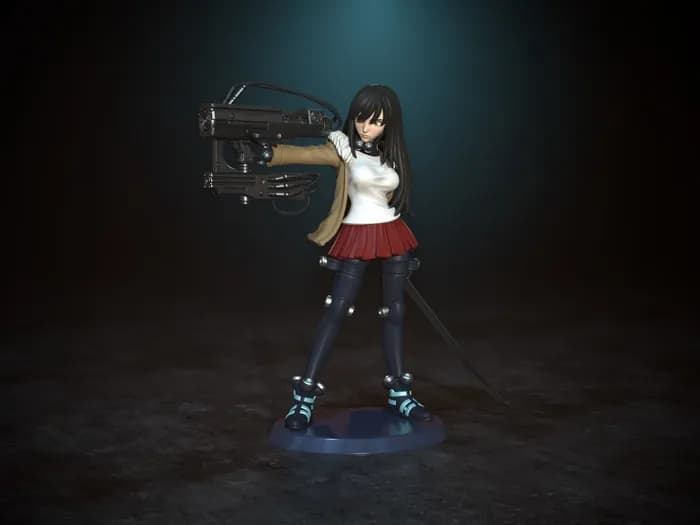 STL - Figura Reika Shimohira de Gantz