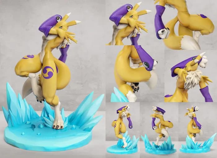 STL - Figura Renamon Digimon
