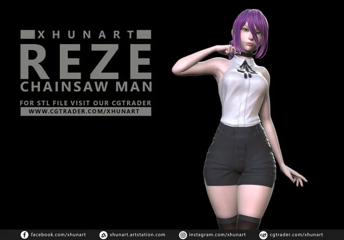 STL - Figura Reze de Chainsawman