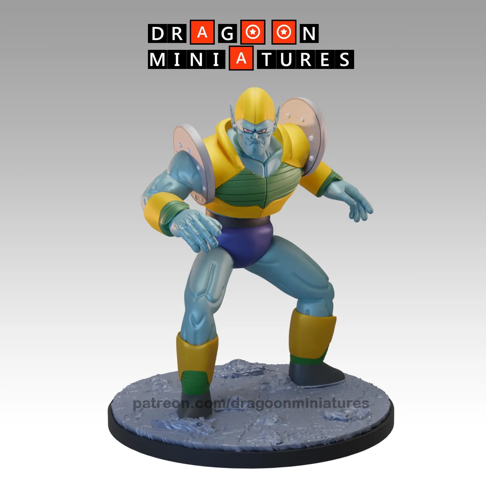 STL - Figura Rilldo Dragon Ball Z render 2
