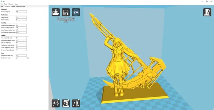 STL - Figura Ruby Rose RWBY render 5