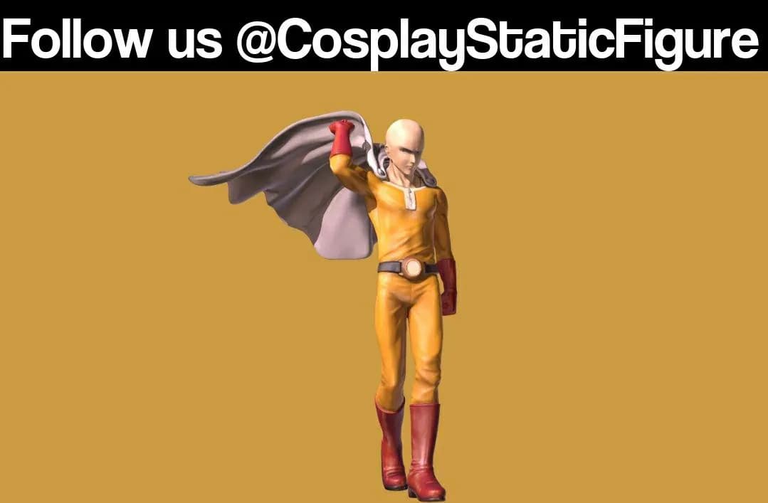STL - figura Saitama One Punch Man
