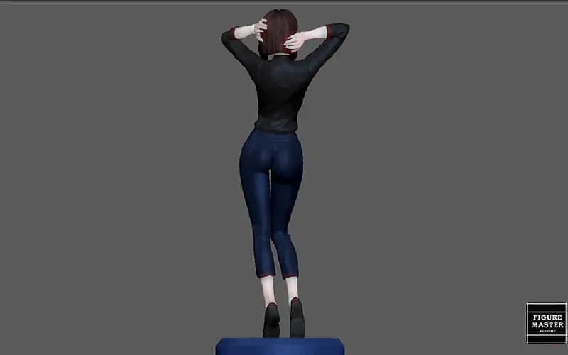 STL - Figura Sam de Samsung render 2