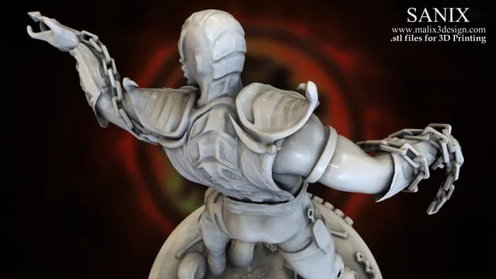 STL - Figura Scorpion Mortal Kombat